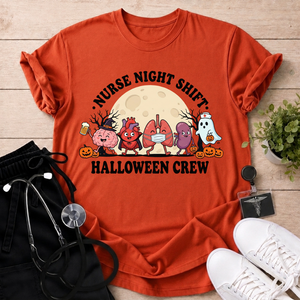 Night Shift Halloween Crew T-Shirt