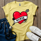 Nurse Arrow Heart T-Shirt