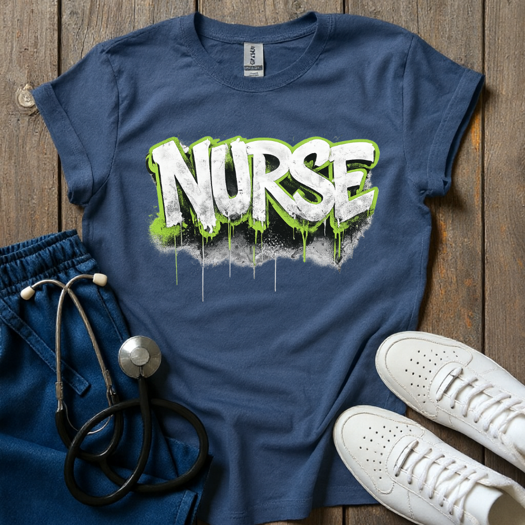 Drip Graffiti Nurse T-Shirt