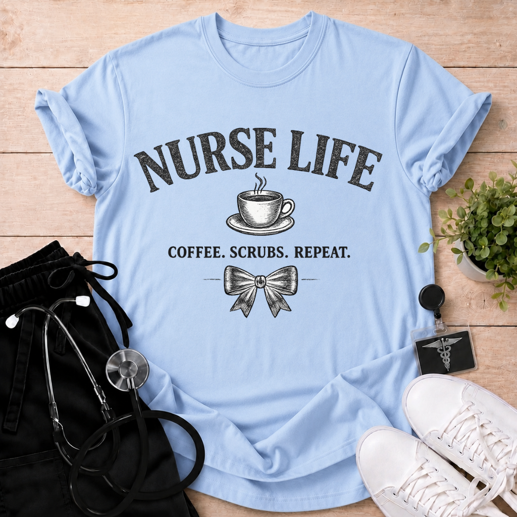 Nurse Life Repeat T-Shirt