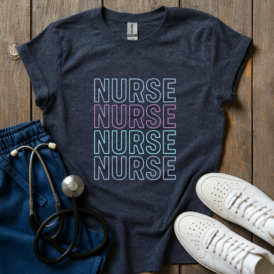 Neon Nurse Stack T-Shirt