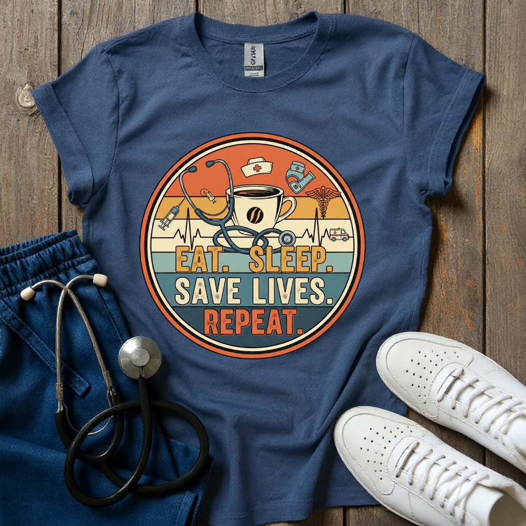 Save Lives Repeat T-Shirt