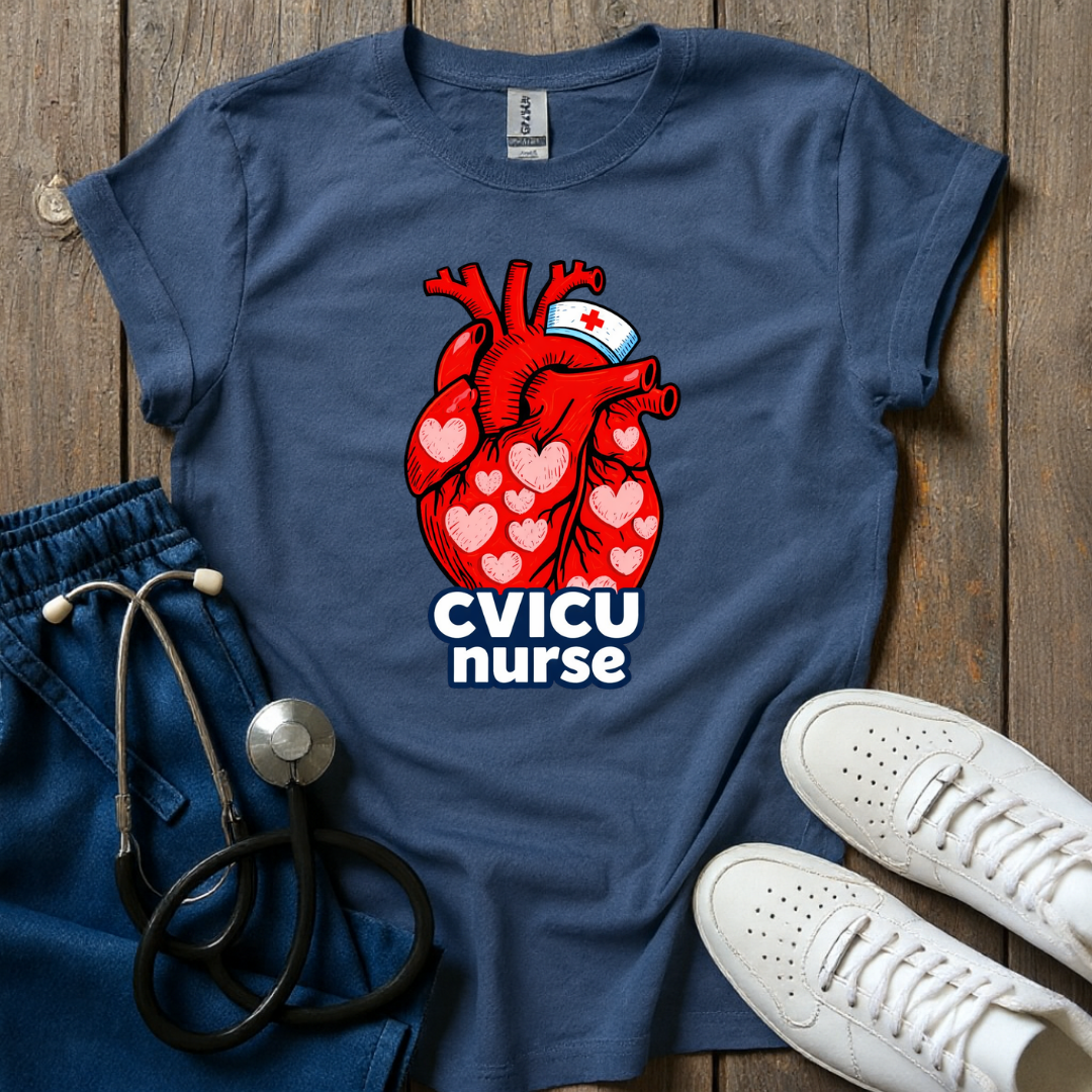CVICU Heart T-Shirt