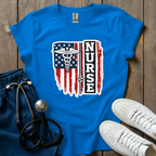 Nurse Freedom Flag T-Shirt