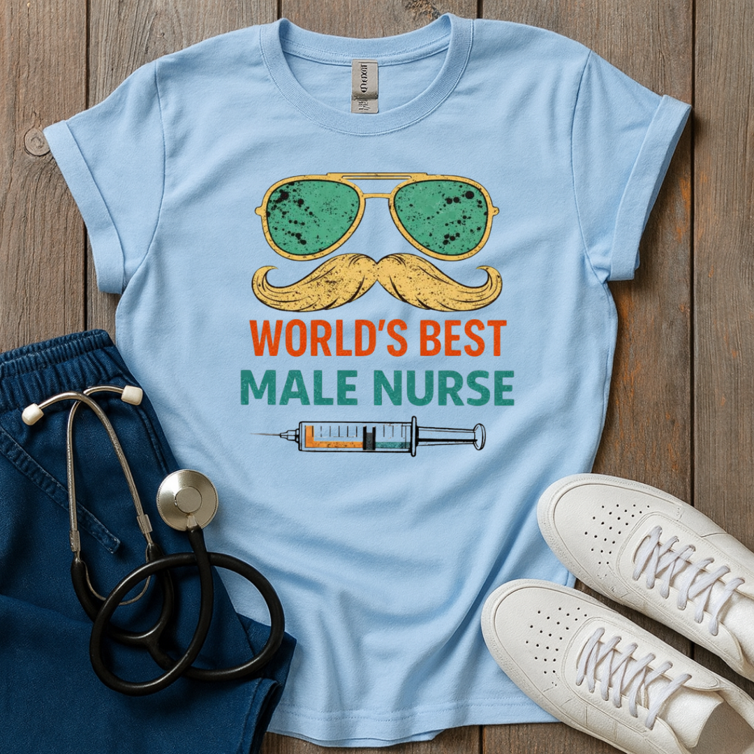 Best Male Nurse T-Shirt