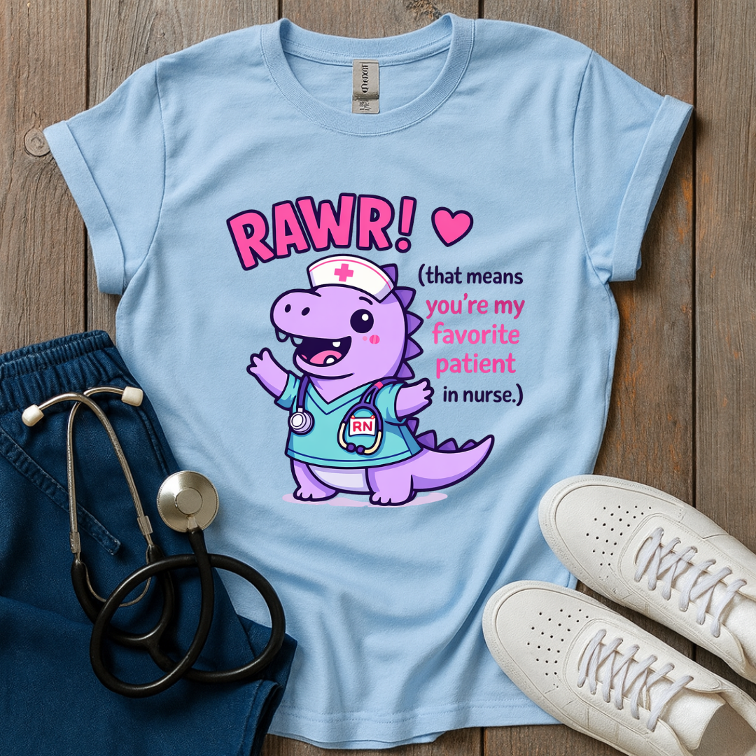 Rawr In Nurse T-Shirt