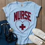 Nurse Heart Cross T-Shirt