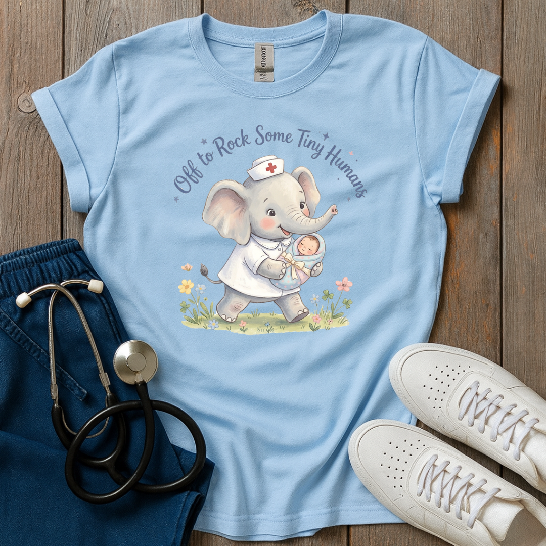 Off To Rock Tiny Humans T-Shirt