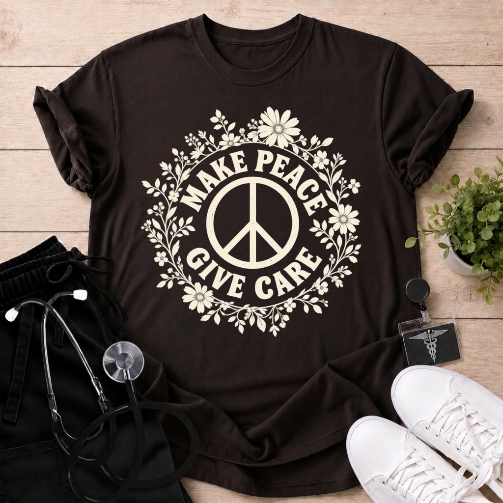 Make Peace Give Care T-Shirt