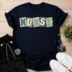 Retro Nurse Letter Cards T-Shirt