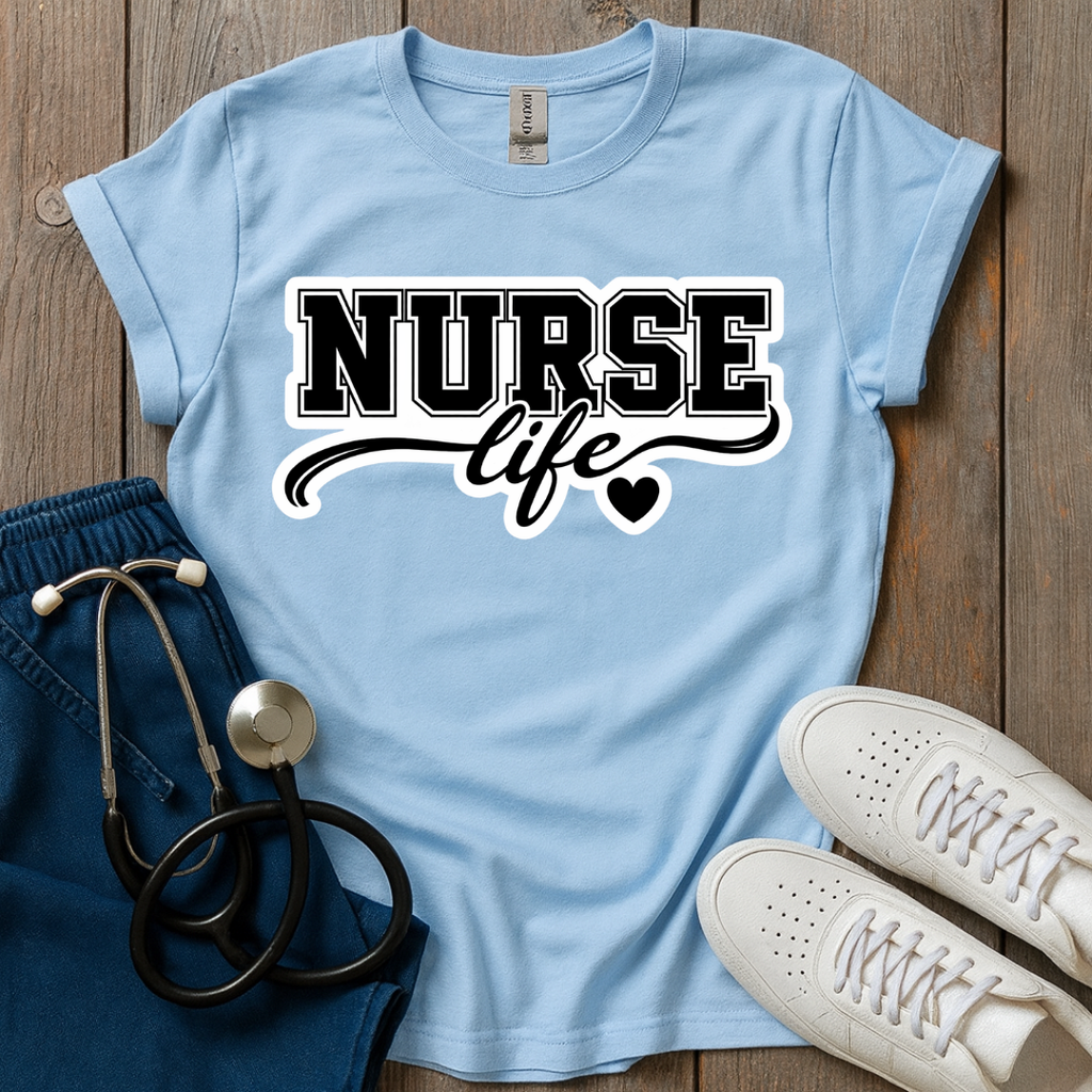 Nurse Life Collegiate T-Shirt