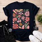 Medical Botanical Icons T-Shirt