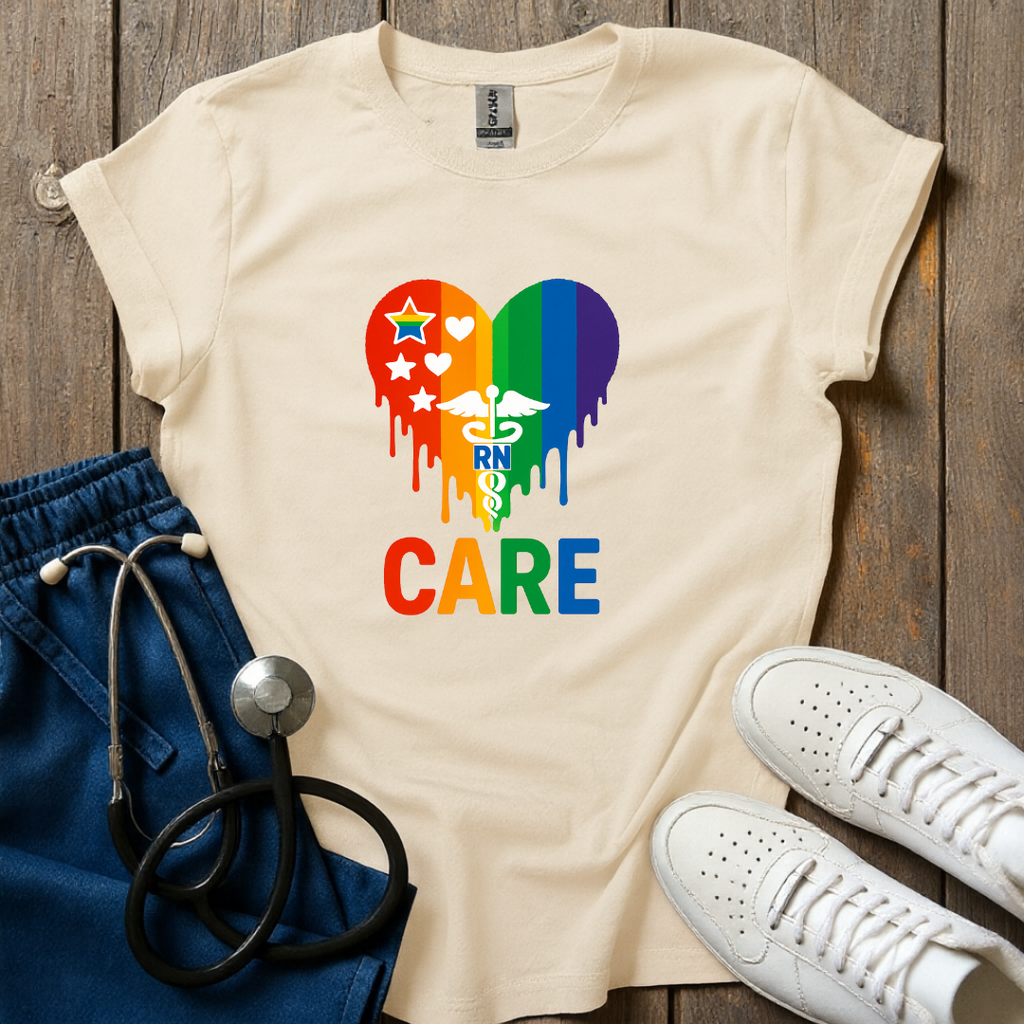 Pride Heart RN T-Shirt