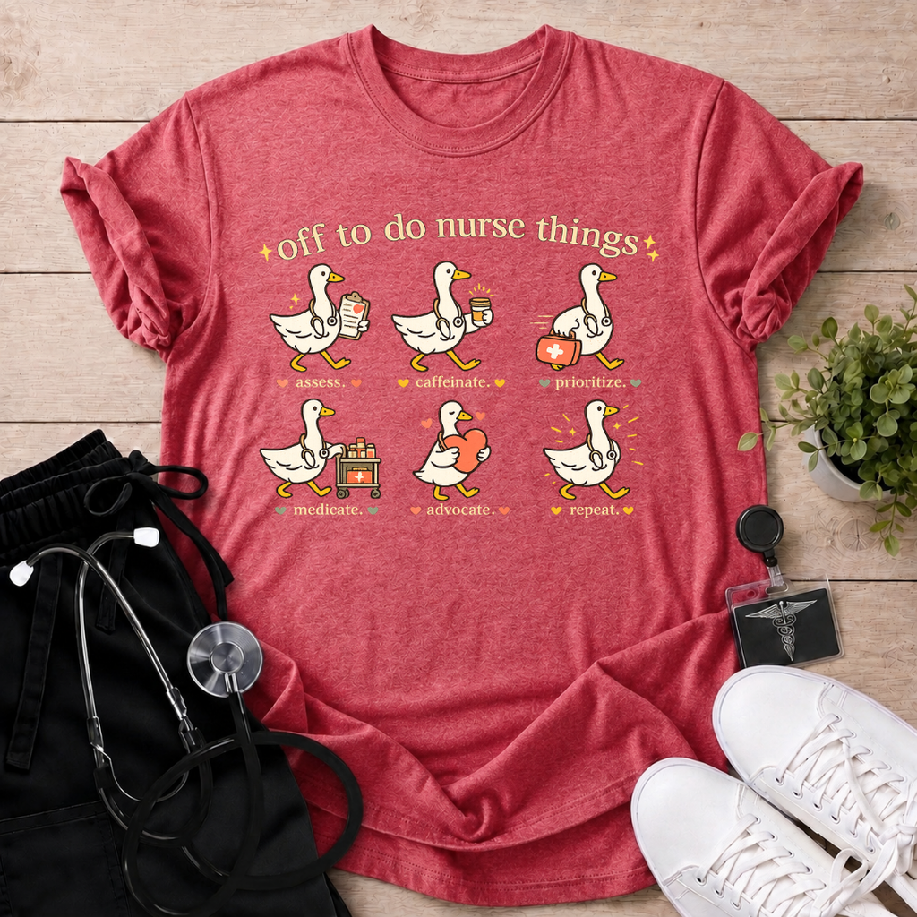 Off To Do Nurse Things T-Shirt