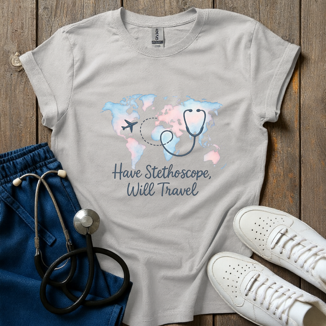 Stethoscope Travel T-Shirt