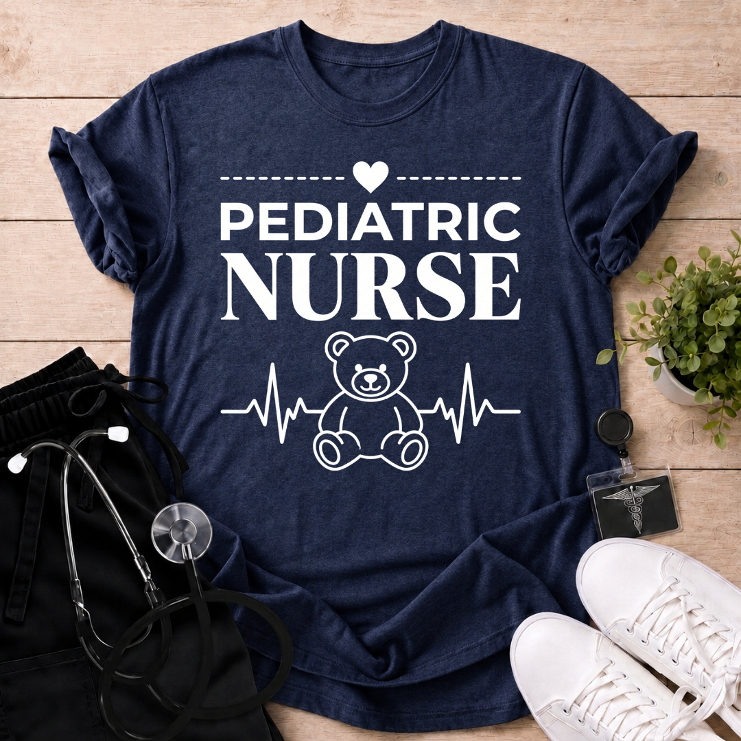 Pediatric Nurse Bear T-Shirt
