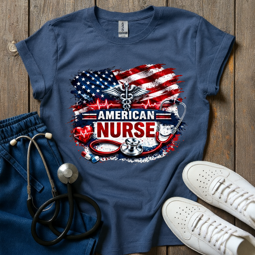 Freedom USA Nurse T-Shirt