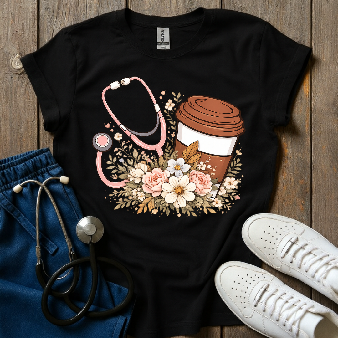 Caffeine Care Bloom T-Shirt