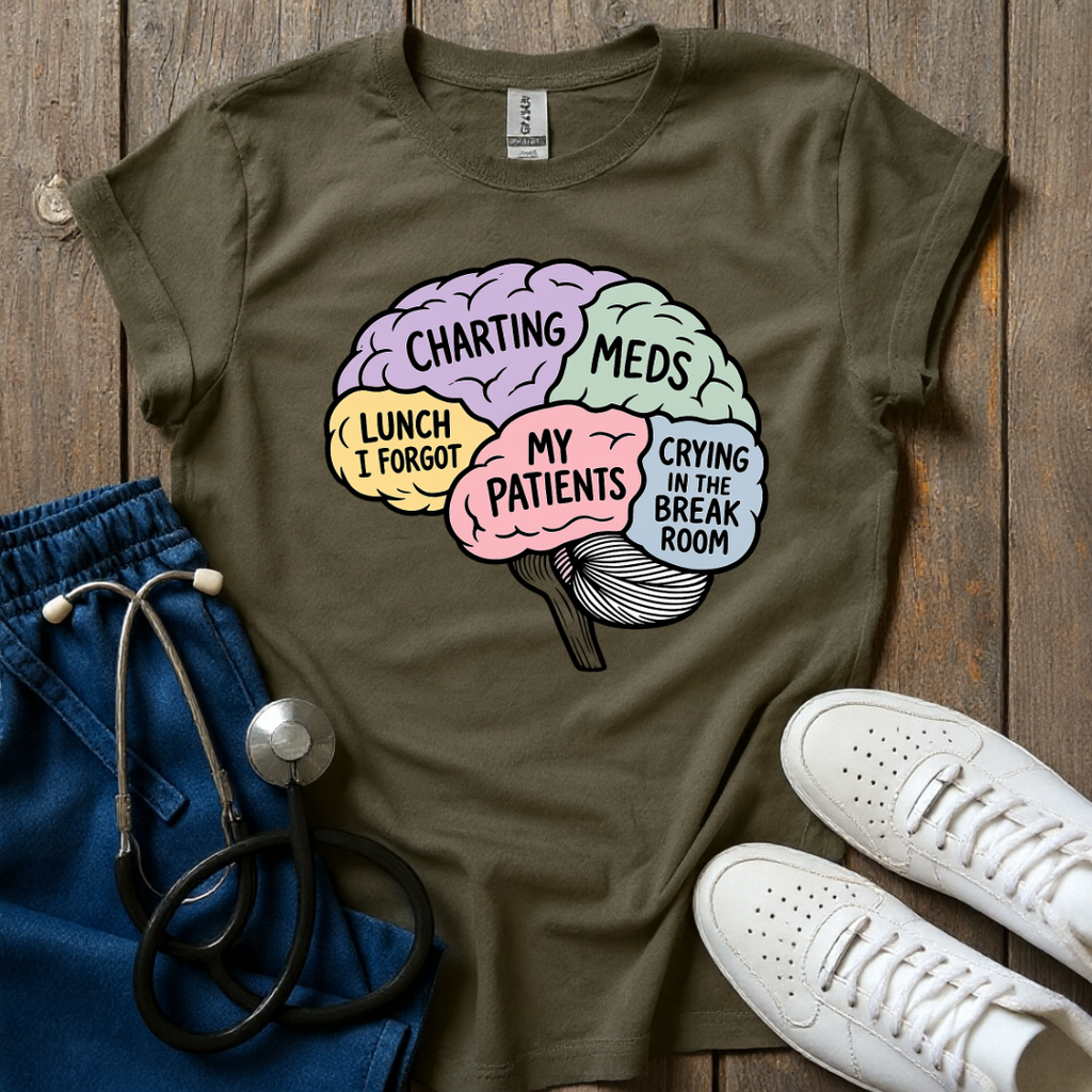Typical Nurse Brain T-Shirt