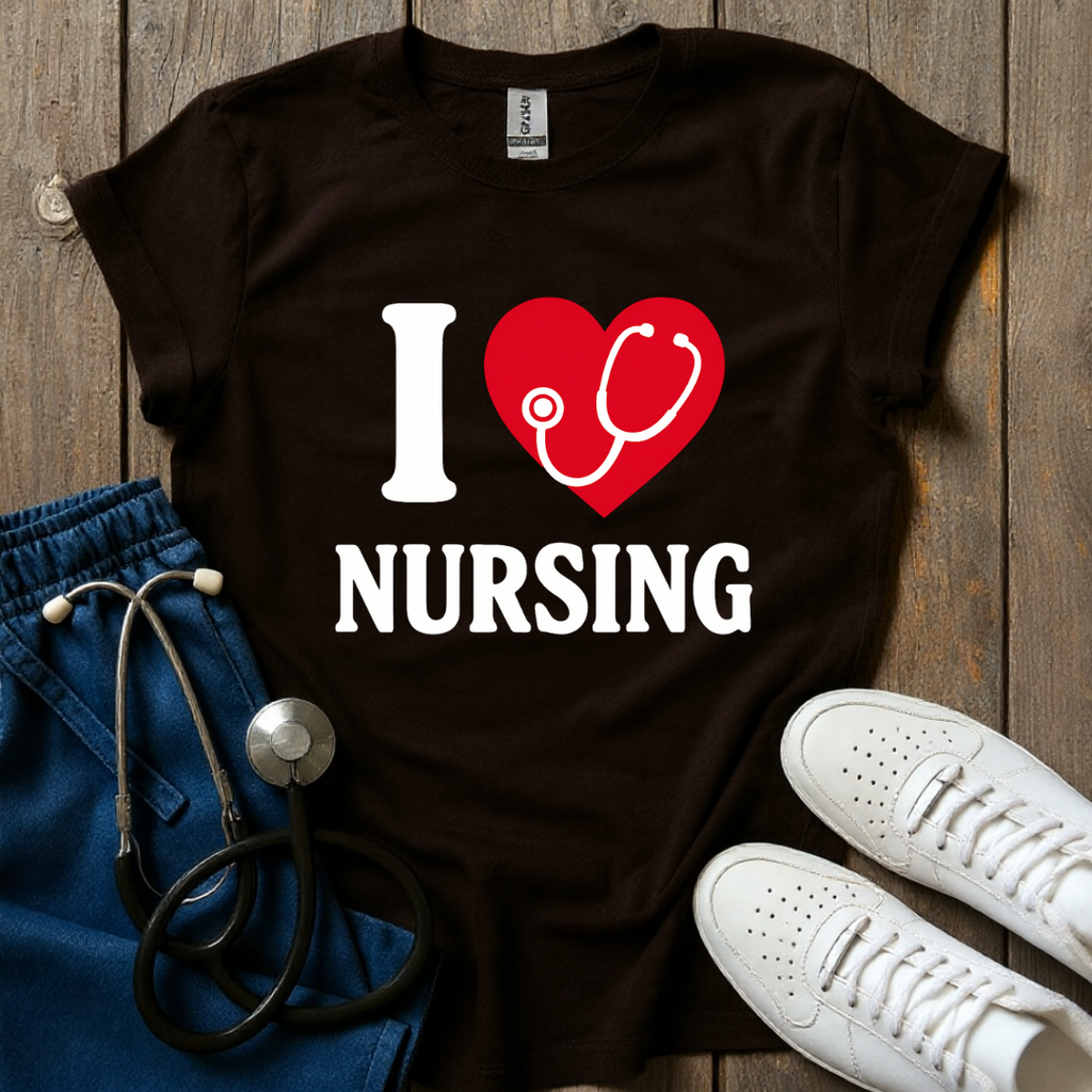 I Love Nursing T-Shirt