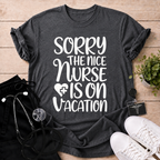 Nice Nurse On Vacation T-Shirt
