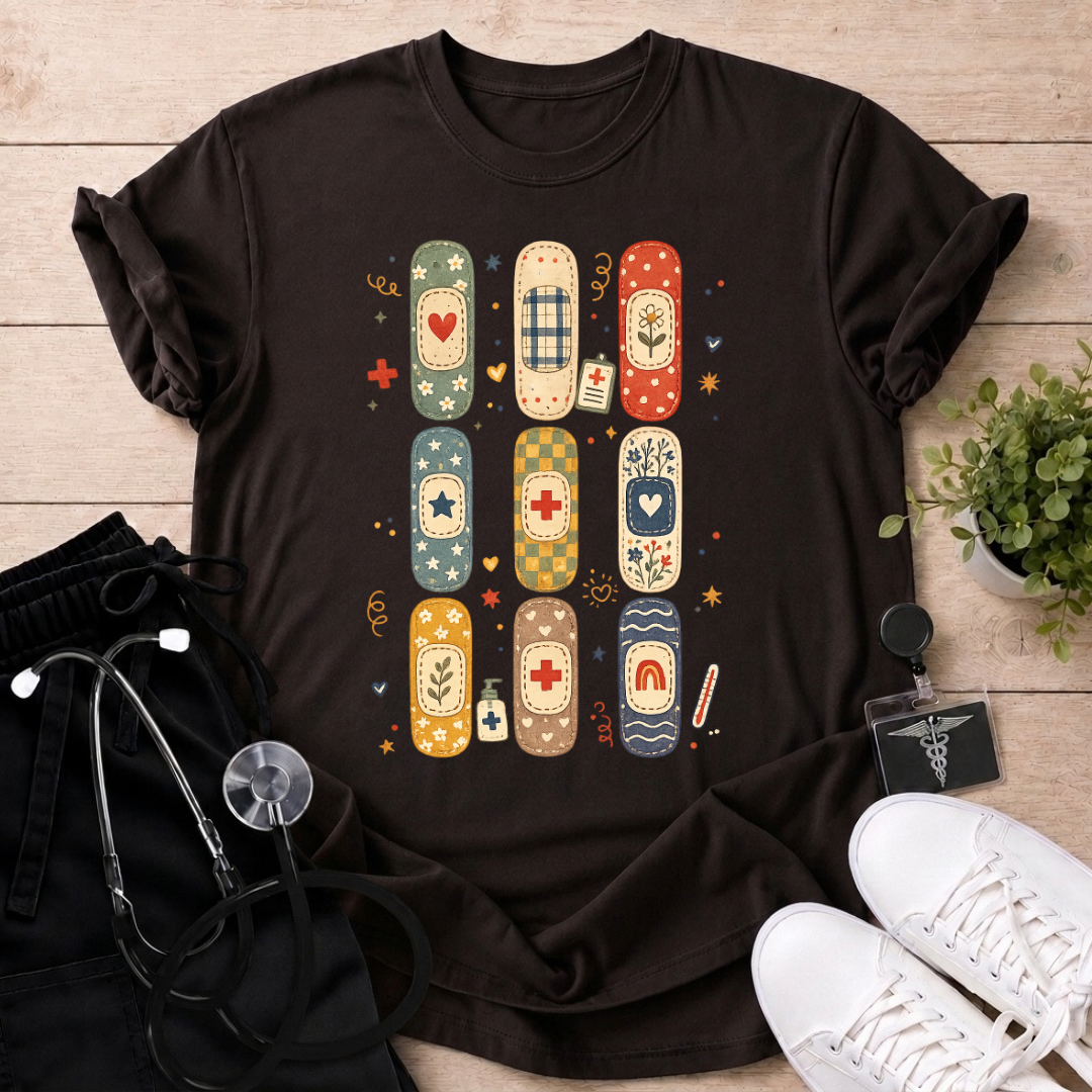 Retro Bandages T-Shirt