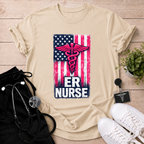 ER Nurse Flag T-Shirt