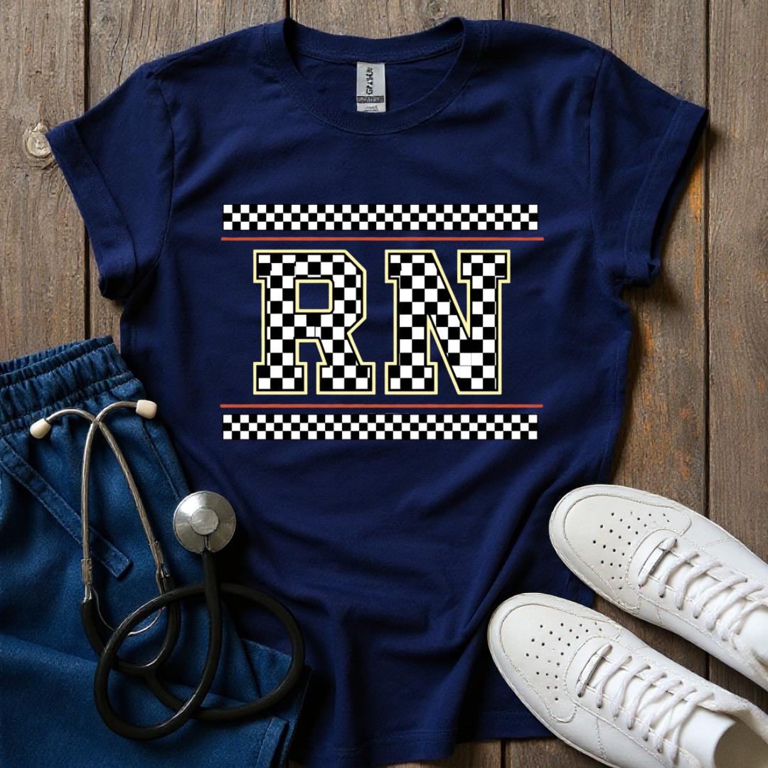 Retro Checker RN T-Shirt
