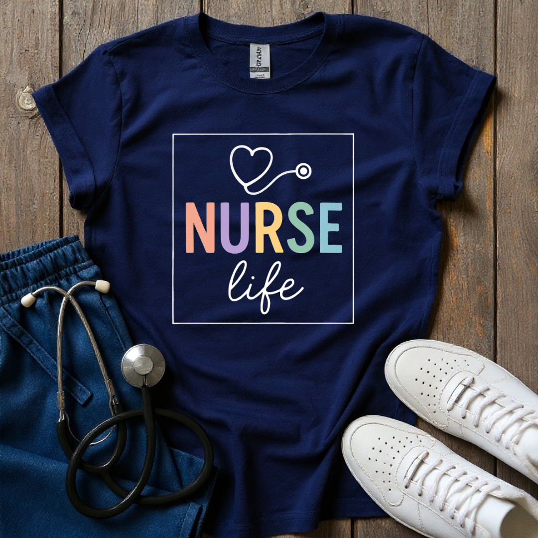 Nurse Life Frame T-Shirt
