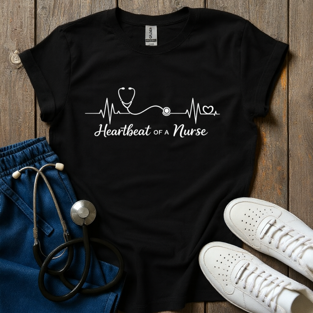Heartbeat Of A Nurse T-Shirt
