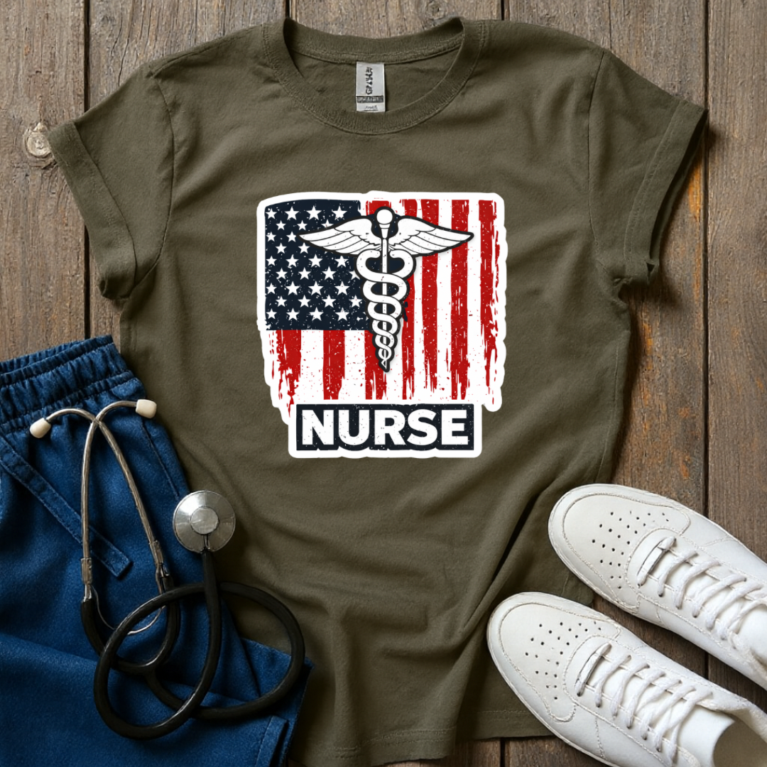 Flag Nurse T-Shirt