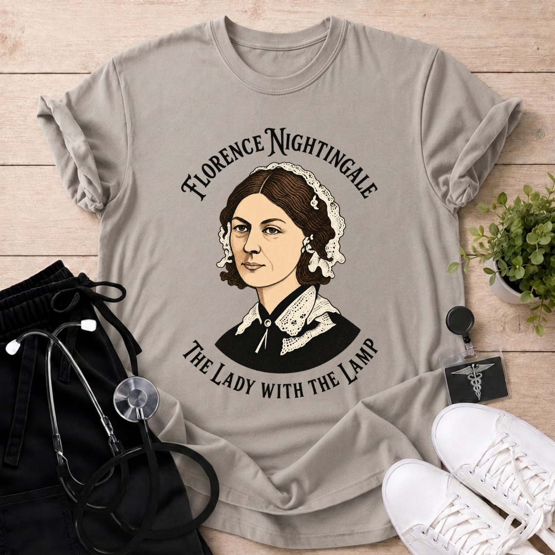 The Lady With The Lamp T-Shirt