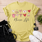 Nurse Life Icons T-Shirt
