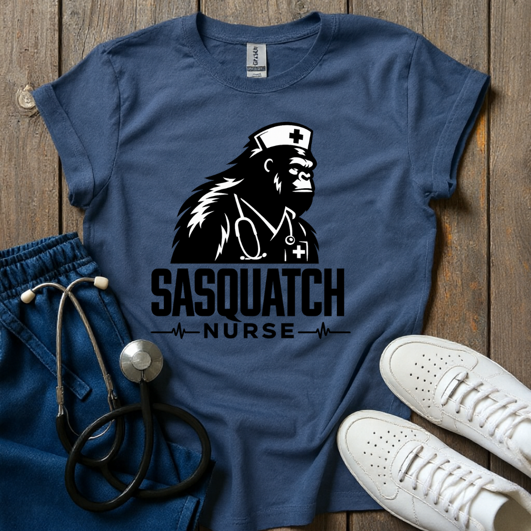 Sasquatch Nurse T-Shirt