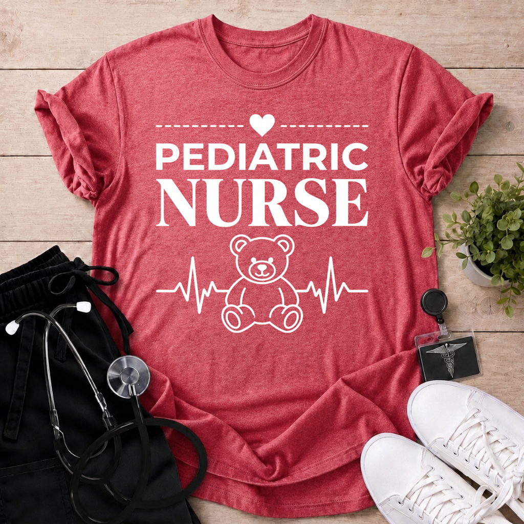 Pediatric Nurse Bear T-Shirt