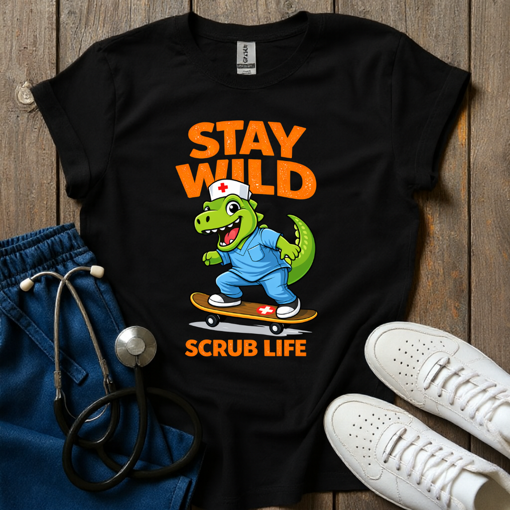 Dino Nurse Wild T-Shirt