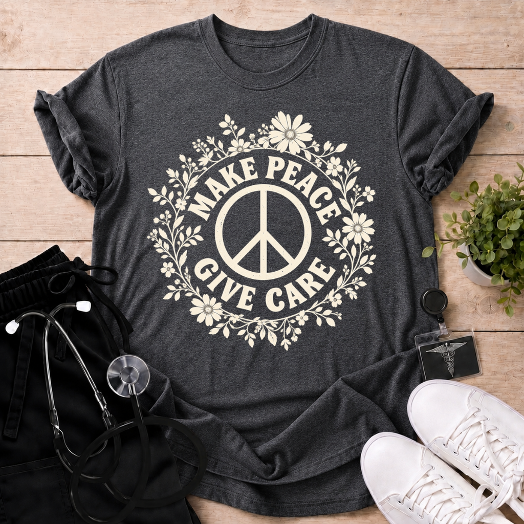Make Peace Give Care T-Shirt
