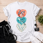 Watercolor Heart Trio T-Shirt