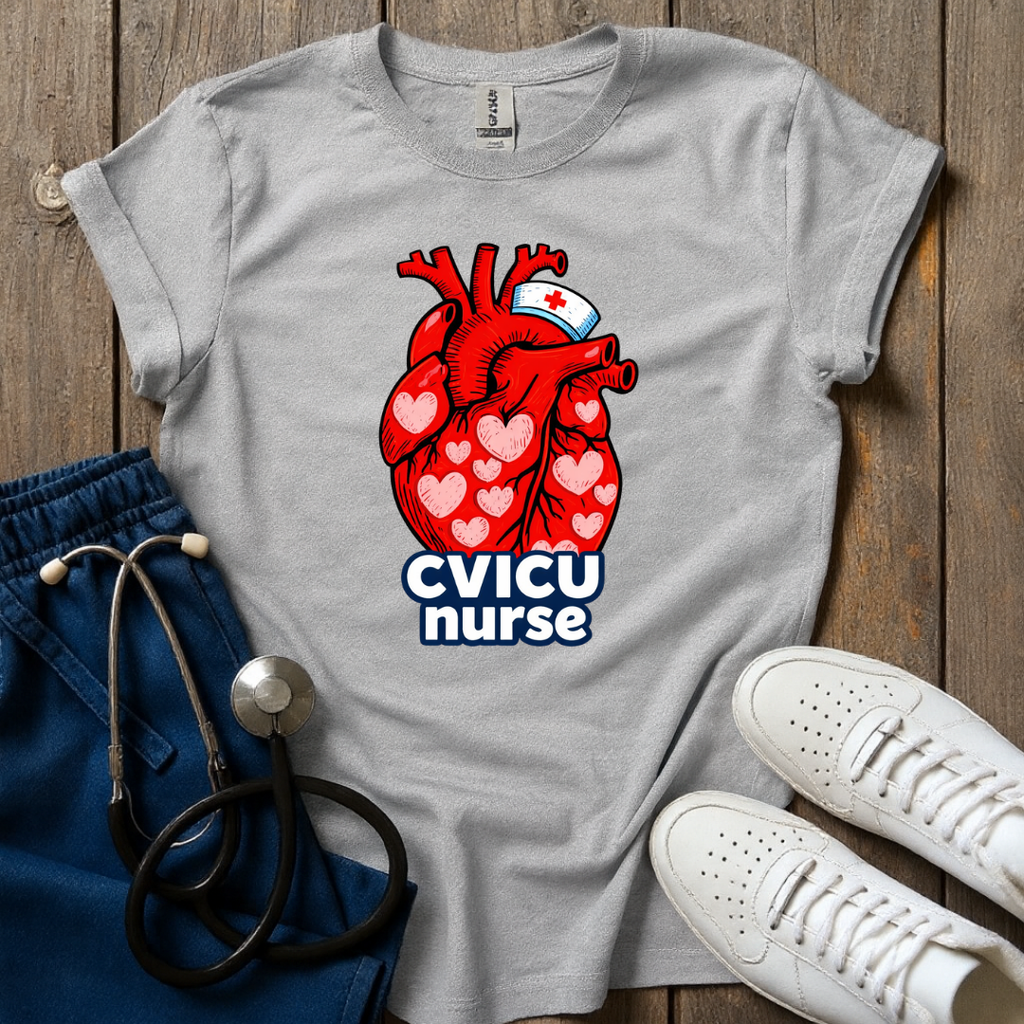 CVICU Heart T-Shirt