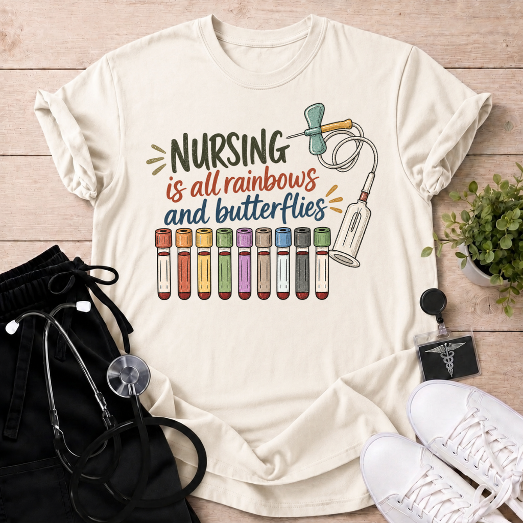 Rainbows and Butterflies T-Shirt
