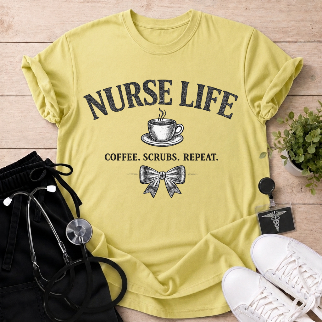 Nurse Life Repeat T-Shirt