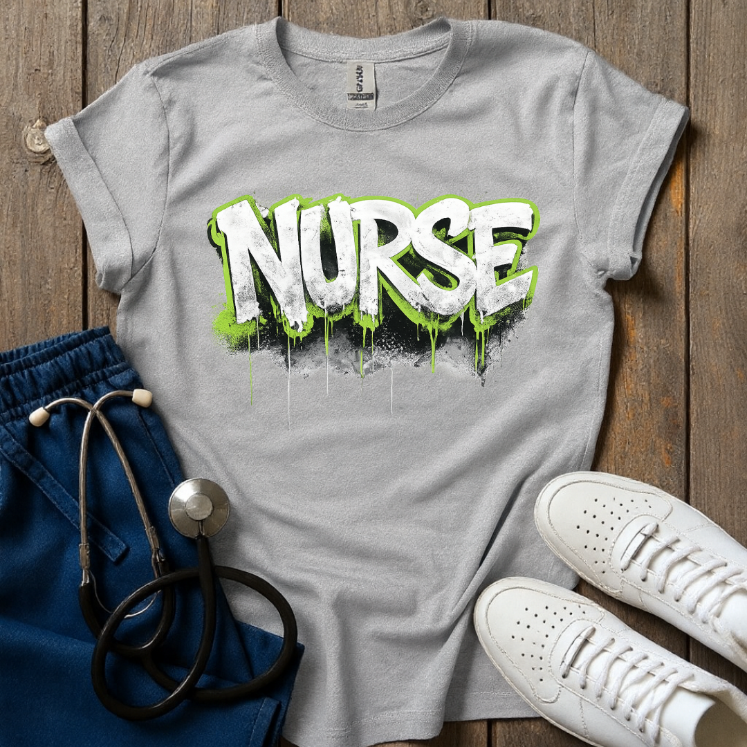 Drip Graffiti Nurse T-Shirt