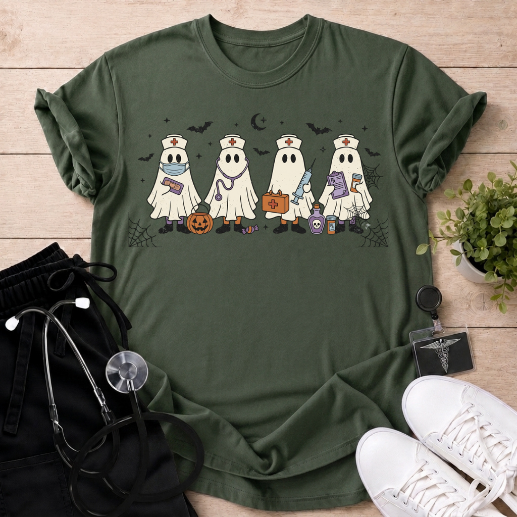 Ghost Nurses On Duty T-Shirt