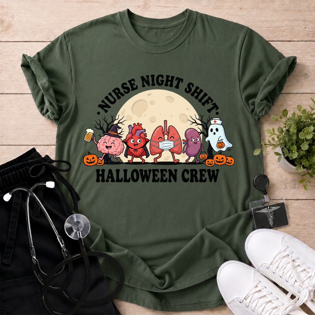Night Shift Halloween Crew T-Shirt