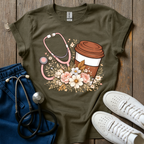 Caffeine Care Bloom T-Shirt
