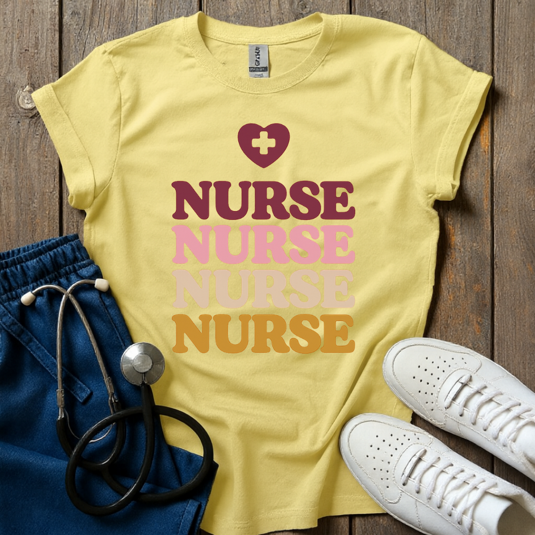 Vintage Style Nurse T-Shirt