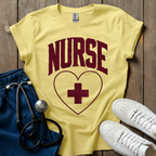 Nurse Heart Cross T-Shirt