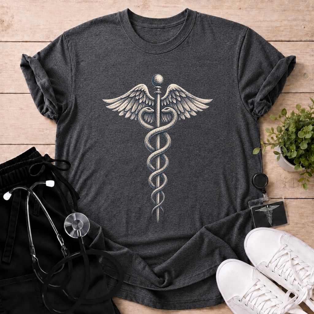 Caduceus Medical Symbol T-Shirt