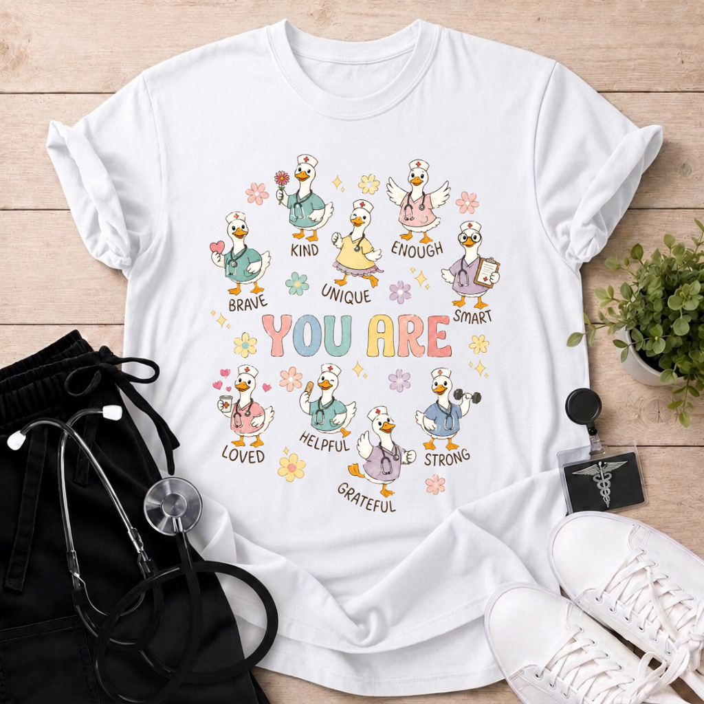 9 Cute Geese T-Shirt