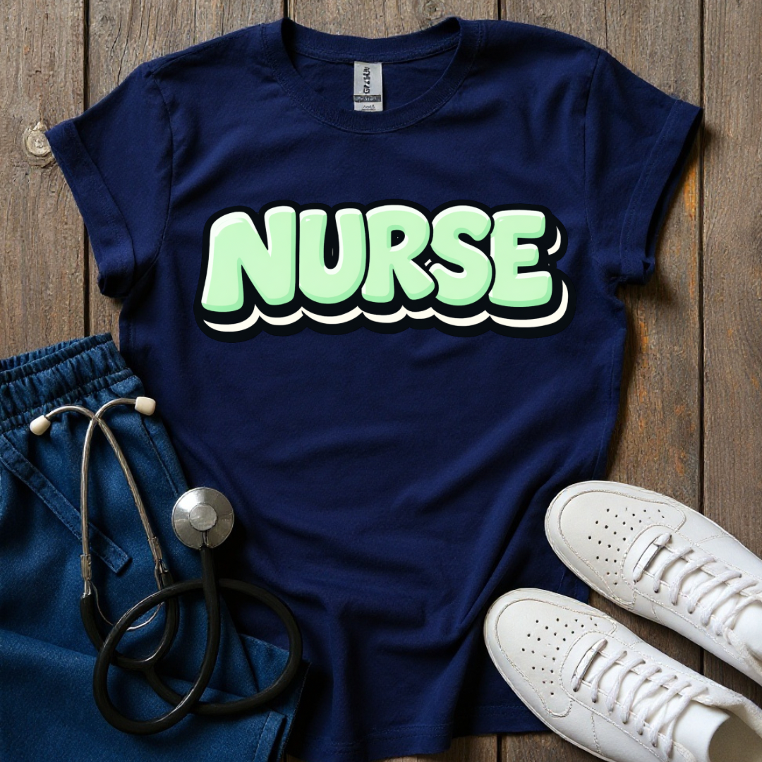 Mint Pop Nurse T-Shirt